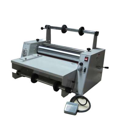 EL-380 cheap price  desktop photo paper roll sheet laminating  Laminator machine with Collection structure